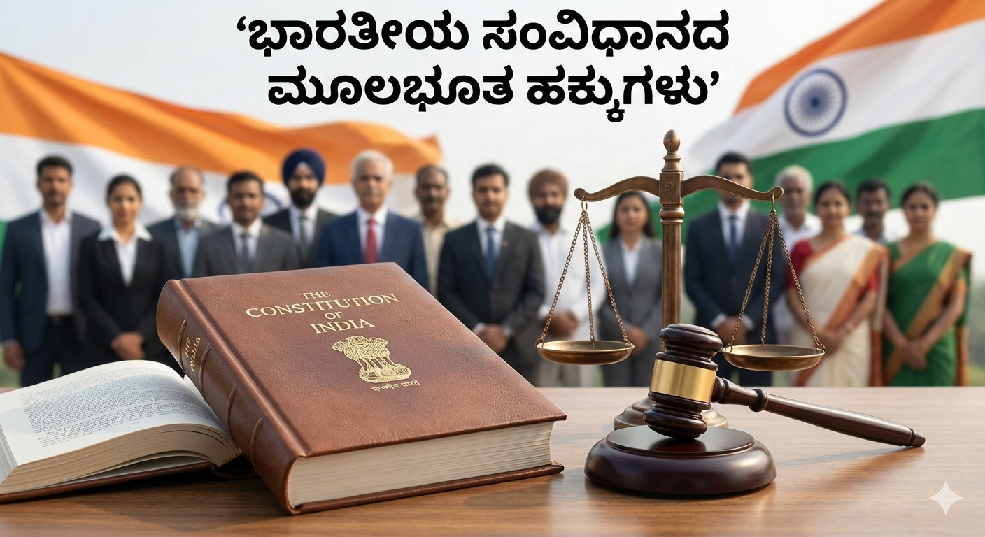 ಭಾರತೀಯ ಸಂವಿಧಾನದ ಮೂಲಭೂತ ಹಕ್ಕುಗಳು